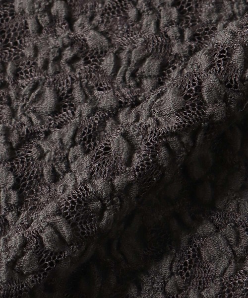 Jines（ジネス）の「オーガニックシュリンクレースロンT（Tシャツ/カットソー・レディース・ホワイト/ベージュ/チャコールグレー・38）」の21枚目の写真