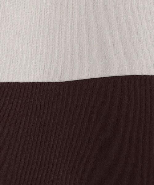 THE SHOP TK （ザ ショップ ティーケー ）の「【110-160】バイカラーラガー裏毛プルオーバー（Tシャツ/カットソー・キッズ・アイボリー系4/ブラック系4/ダークブラウン系4・12/11/16/15 /14/13）」の20枚目の写真