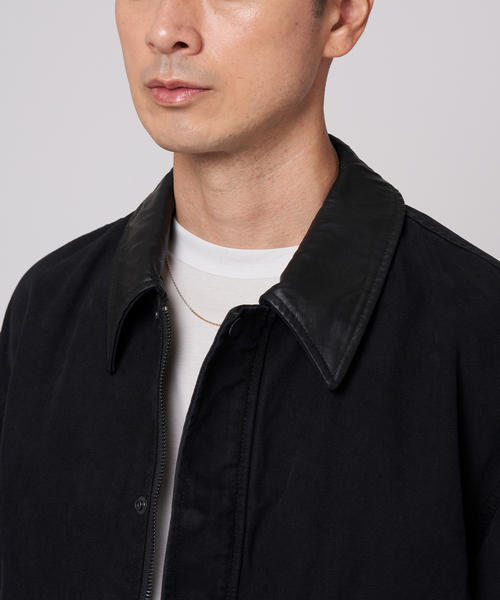 EDIFICE（エディフィス）の「ダック ウォッシュド フライト ブルゾン（その他アウター・メンズ・チャコールグレー/ブラック・LARGE/MEDIUM）」の10枚目の写真