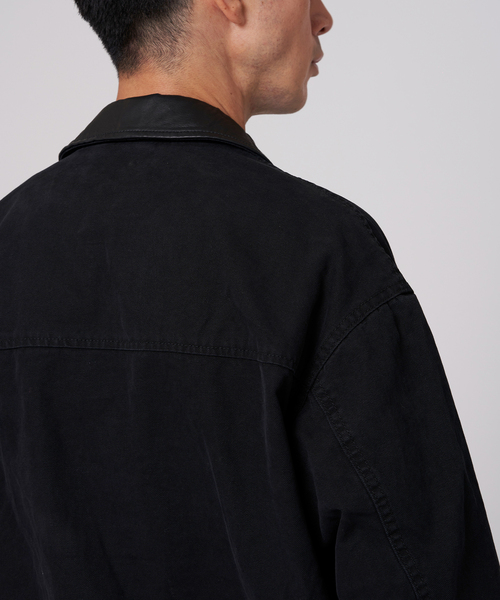 EDIFICE（エディフィス）の「ダック ウォッシュド フライト ブルゾン（その他アウター・メンズ・チャコールグレー/ブラック・LARGE/MEDIUM）」の14枚目の写真