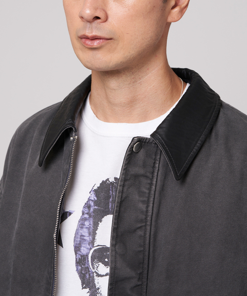 EDIFICE（エディフィス）の「ダック ウォッシュド フライト ブルゾン（その他アウター・メンズ・チャコールグレー/ブラック・LARGE/MEDIUM）」の21枚目の写真