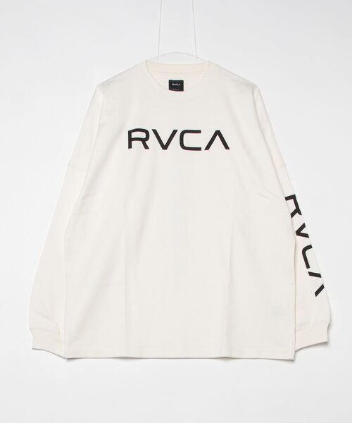 RVCA(ルーカ)の「ルーカ RVCA RVCA LT サーフ 長袖Tシャツ(Tシャツ/カットソー・メンズ・オフホワイト/ブラック・M/L/S)」の2枚目の写真