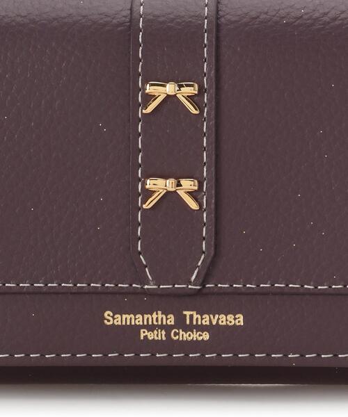 Samantha Thavasa Petit Choice（サマンサタバサ　プチチョイス）の「ダブルリボン 折財布（財布・レディース・マルチ/ブラウン/ワインレッド/ダークグリーン・FREE）」の15枚目の写真