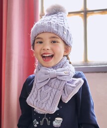 anyFAM チョコレート柄ニット帽 Mサイズ anyFAM - | ぽんぽんつき