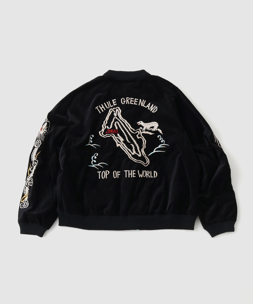 THRIFTY LOOK(スリフティールック)の「THRIFTY LOOK / スリフティ ルック Souvenir Greenland Blouson(その他アウター・メンズ・ブラック/ネイビー・MEDIUM/LARGE)」の11枚目の写真