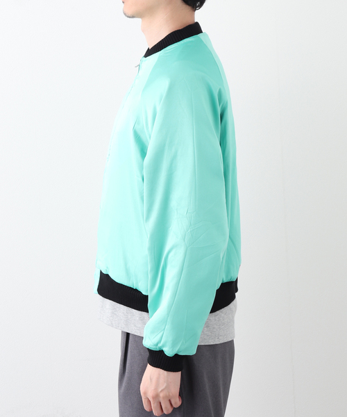 THRIFTY LOOK(スリフティールック)の「THRIFTY LOOK / スリフティ ルック Souvenir Greenland Blouson(その他アウター・メンズ・ブラック/ネイビー・MEDIUM/LARGE)」の3枚目の写真