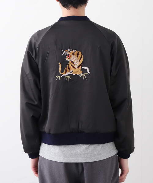 THRIFTY LOOK(スリフティールック)の「THRIFTY LOOK / スリフティ ルック Souvenir Greenland Blouson(その他アウター・メンズ・ブラック/ネイビー・MEDIUM/LARGE)」の10枚目の写真