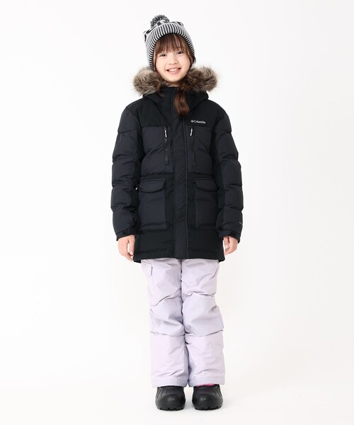 Columbia（コロンビア）の「防寒 Columbia／ユース ポーラーパウダーIII ポンポン付き ニットキャップ／コロンビア（ニットキャップ/ビーニー・キッズ・ブラック/ブルーグリーン/パープル・ONE SIZE）」の5枚目の写真