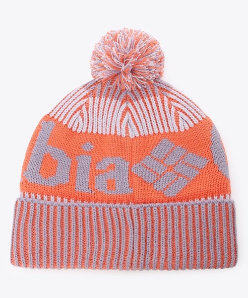 Columbia（コロンビア）の「防寒 Columbia／ユース ポーラーパウダーIII ポンポン付き ニットキャップ／コロンビア（ニットキャップ/ビーニー・キッズ・ブラック/ブルーグリーン/パープル・ONE SIZE）」の11枚目の写真