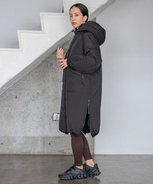 HEREIAM（ヘレイアム）の「【HEREIAM】エアサーマルパディロングコート（その他アウター・レディース・ダークブラウン/ブラック・SMALL/MEDIUM）」の15枚目の写真
