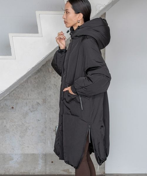 HEREIAM（ヘレイアム）の「【HEREIAM】エアサーマルパディロングコート（その他アウター・レディース・ダークブラウン/ブラック・SMALL/MEDIUM）」の17枚目の写真