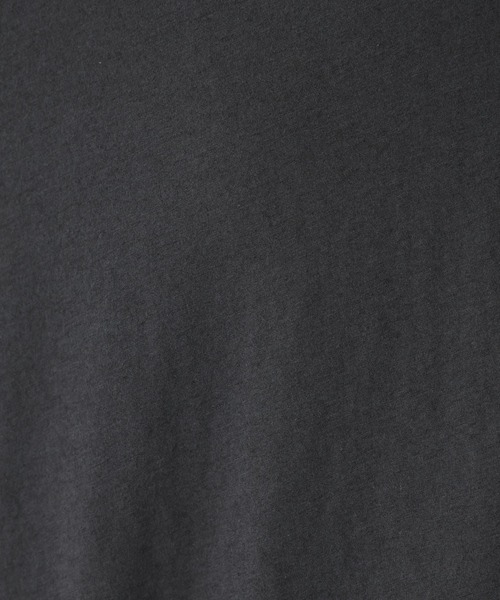 BABYLONE(バビロン)の「コットンカシミヤ天竺ロンT(Tシャツ/カットソー・レディース・チャコール/ホワイト・フリー)」の11枚目の写真
