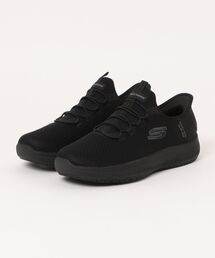 【SKECHERS】スケッチャーズ Slip-ins Work : Summits SR - Enslee(スリップインズ ワーク:サミッツ SR - エンスリー)スリッポンスニーカー ワイドフィット 108144W