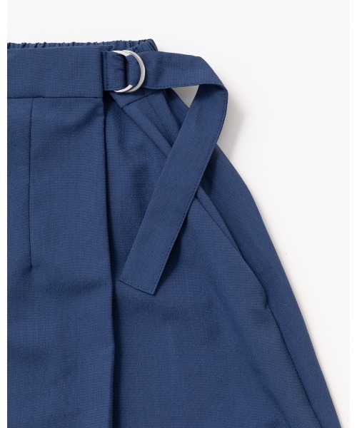 THOUSAND MILE（サウザンドマイル）の「[L's]WRAPPED SKIRT HIGH AIR PERMEABILITY/ラップスカート（スカート・レディース・セージグリーン/ブルー/ブラック/グレイッシュベージュ・M/L）」の5枚目の写真