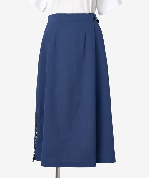 THOUSAND MILE（サウザンドマイル）の「[L's]WRAPPED SKIRT HIGH AIR PERMEABILITY/ラップスカート（スカート・レディース・セージグリーン/ブルー/ブラック/グレイッシュベージュ・M/L）」の19枚目の写真