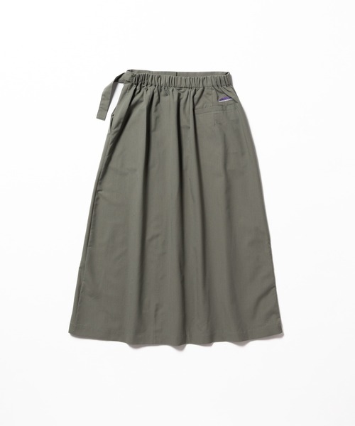 THOUSAND MILE（サウザンドマイル）の「[L's]WRAPPED SKIRT HIGH AIR PERMEABILITY/ラップスカート（スカート・レディース・セージグリーン/ブルー/ブラック/グレイッシュベージュ・M/L）」の13枚目の写真