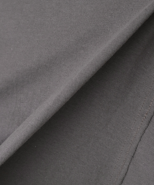OLD PARK(オールドパーク)の「OLD PARK BAGGY L/S TEE OPLT-01:カットソー(Tシャツ/カットソー・レディース・チャコールグレー/ホワイト・MEDIUM)」の14枚目の写真