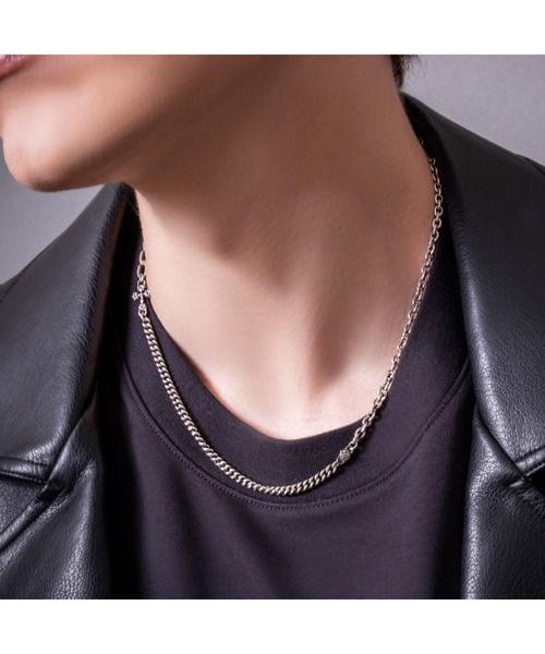 Artemis Classic(アルテミスクラシック)の「Artemis Classic/クロスミックスネックレス(ネックレス・メンズ・シルバー・50cm)」の10枚目の写真
