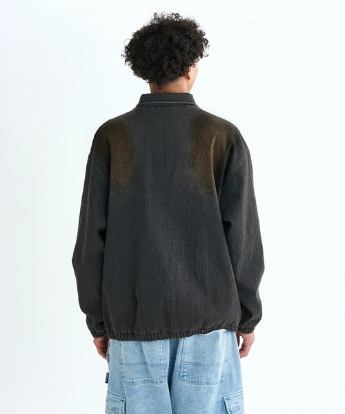DC SHOES(ディーシーシューズ)の「25 COACHES JACKET /DCロゴ刺繍ワンポイントオーバーサイズコーチジャケット(その他アウター・メンズ・ブラック系その他/ライトブルー/ライトインディゴブルー/ブラック系その他2/ブラック系その他3・MEDIUM/X-LARGE/LARGE)」の6枚目の写真