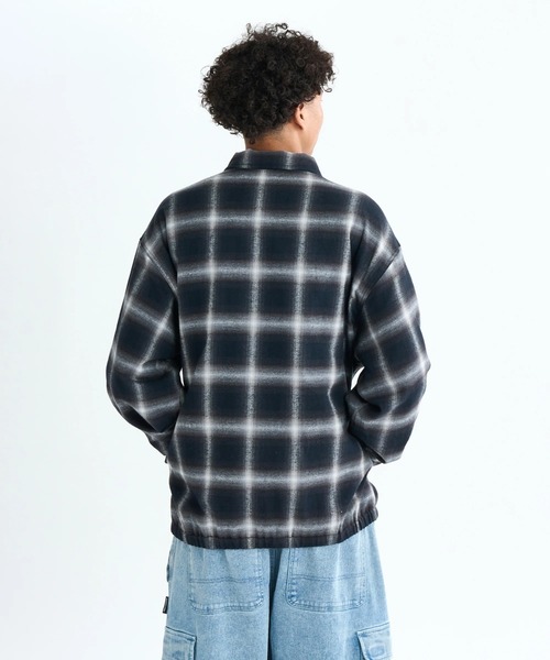 DC SHOES(ディーシーシューズ)の「25 COACHES JACKET /DCロゴ刺繍ワンポイントオーバーサイズコーチジャケット(その他アウター・メンズ・ブラック系その他/ライトブルー/ライトインディゴブルー/ブラック系その他2/ブラック系その他3・MEDIUM/X-LARGE/LARGE)」の7枚目の写真