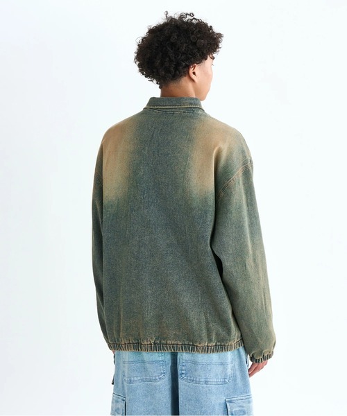 DC SHOES(ディーシーシューズ)の「25 COACHES JACKET /DCロゴ刺繍ワンポイントオーバーサイズコーチジャケット(その他アウター・メンズ・ブラック系その他/ライトブルー/ライトインディゴブルー/ブラック系その他2/ブラック系その他3・MEDIUM/X-LARGE/LARGE)」の15枚目の写真