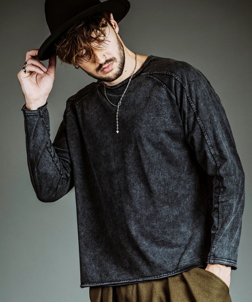 NO ID.(ノーアイディ)の「【NO ID.】Changing Crew-Neck Pullover / チェンジング クルーネック プルオーバー(Tシャツ/カットソー・メンズ・グレー/ホワイト/ブラック・ONE SIZE)」の3枚目の写真
