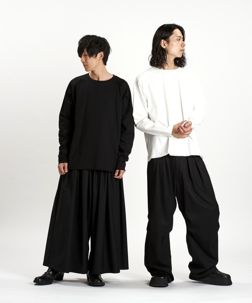 NO ID.(ノーアイディ)の「【NO ID.】Changing Crew-Neck Pullover / チェンジング クルーネック プルオーバー(Tシャツ/カットソー・メンズ・グレー/ホワイト/ブラック・ONE SIZE)」の13枚目の写真