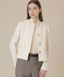 【専用】マッキントッシュロンドン ノーカラージャケット M オフホワイト MACKINTOSH LONDON|マッキントッシュ ロンドンのジャケット