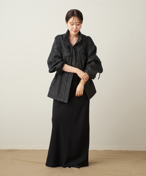 Tweed stand ブルゾン（その他アウター）｜Plage（プラージュ）の