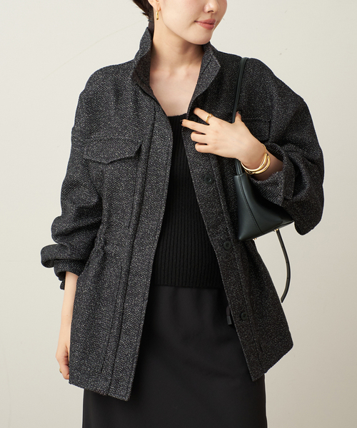 Tweed stand ブルゾン（その他アウター）｜Plage（プラージュ）の