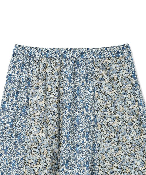 DECOY SINCE 1981(デコイシンスイチキュウハチイチ)の「リバティプリントスカート【ウエストゴム・ポケットあり・通年素材】(スカート・レディース・ネイビー・64/67)」の14枚目の写真