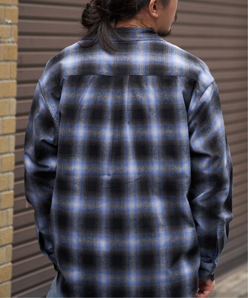 BEVERLY HILLS POLO CLUB（ビバリーヒルズポロクラブ）の「BEVERLY HILLS POLO CLUB ネルチェックシャツ（シャツ/ブラウス・メンズ・グレー/ベージュ/ブラック/ブルー・L/M/LL）」の7枚目の写真