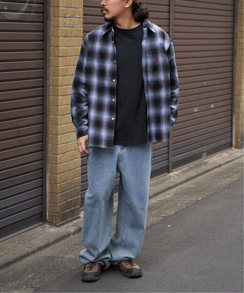 BEVERLY HILLS POLO CLUB（ビバリーヒルズポロクラブ）の「BEVERLY HILLS POLO CLUB ネルチェックシャツ（シャツ/ブラウス・メンズ・グレー/ベージュ/ブラック/ブルー・L/M/LL）」の9枚目の写真