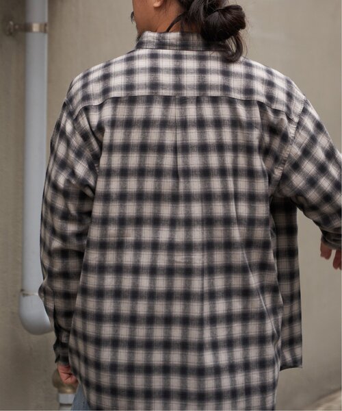 BEVERLY HILLS POLO CLUB（ビバリーヒルズポロクラブ）の「BEVERLY HILLS POLO CLUB ネルチェックシャツ（シャツ/ブラウス・メンズ・グレー/ベージュ/ブラック/ブルー・L/M/LL）」の13枚目の写真