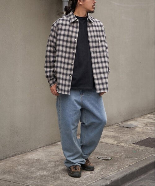 BEVERLY HILLS POLO CLUB（ビバリーヒルズポロクラブ）の「BEVERLY HILLS POLO CLUB ネルチェックシャツ（シャツ/ブラウス・メンズ・グレー/ベージュ/ブラック/ブルー・L/M/LL）」の15枚目の写真