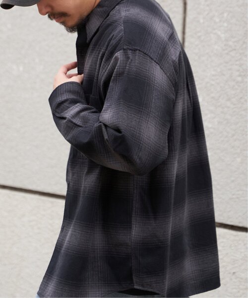 BEVERLY HILLS POLO CLUB（ビバリーヒルズポロクラブ）の「BEVERLY HILLS POLO CLUB ネルチェックシャツ（シャツ/ブラウス・メンズ・グレー/ベージュ/ブラック/ブルー・L/M/LL）」の16枚目の写真