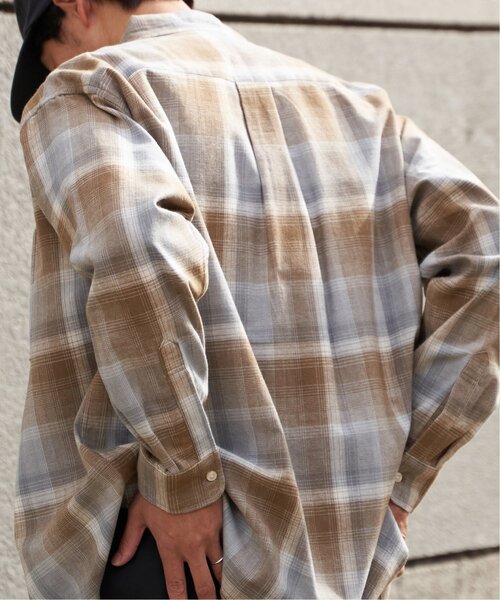 BEVERLY HILLS POLO CLUB（ビバリーヒルズポロクラブ）の「BEVERLY HILLS POLO CLUB ネルチェックシャツ（シャツ/ブラウス・メンズ・グレー/ベージュ/ブラック/ブルー・L/M/LL）」の21枚目の写真