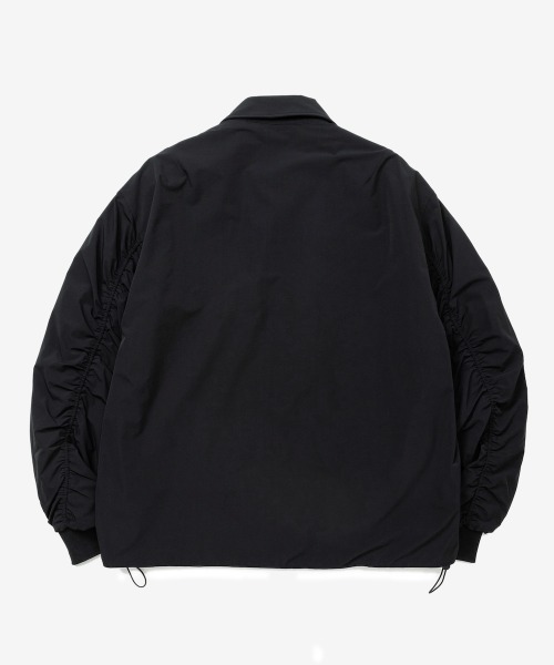 rehacer(レアセル)の「rehacer : Wide Curve Coach Jacket / ワイドカーヴコーチジャケット(ブルゾン・レディース・ブラック/カーキ/オレンジ・SMALL)」の14枚目の写真