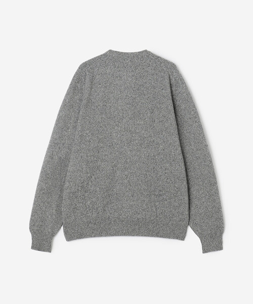 Glenmac（グレンマック）の「Glenmac | ジーロンラム クルーネックサドルニット MEN（ニット/セーター・メンズ・イエロー/レッド/グレー/ブルー・48/44/46）」の6枚目の写真