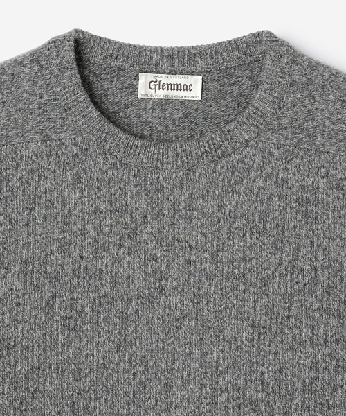 Glenmac | ジーロンラム クルーネックサドルニット MEN（ニット