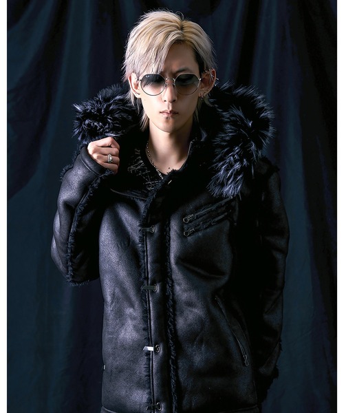 FUGA/フーガ』ファー付きムートンN2Bジャケット（ブルゾン）｜FUGA