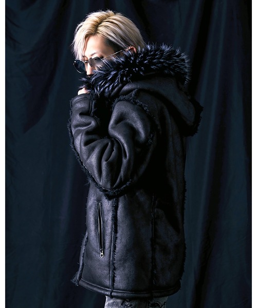 FUGA/フーガ』ファー付きムートンN2Bジャケット（ブルゾン）｜FUGA