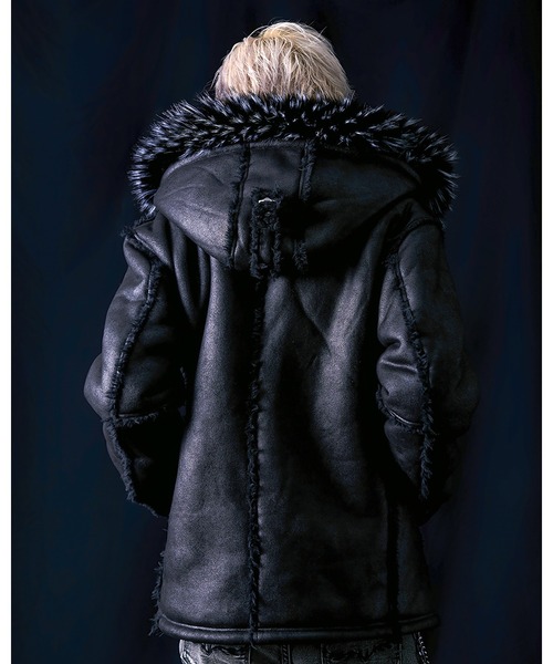 FUGA/フーガ』ファー付きムートンN2Bジャケット（ブルゾン）｜FUGA