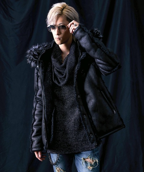 FUGA　フーガ　ファー付きムートンN2Bジャケット FUGA/フーガ』ファー付きムートンN2Bジャケット（ブルゾン）｜FUGA