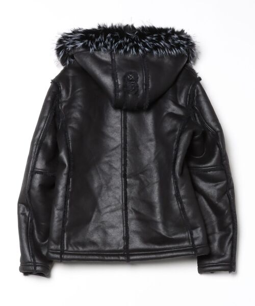FUGA/フーガ』ファー付きムートンN2Bジャケット（ブルゾン）｜FUGA