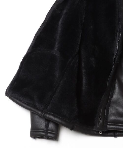 FUGA/フーガ』ファー付きムートンN2Bジャケット（ブルゾン）｜FUGA