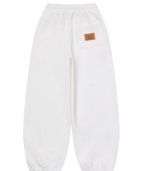 MUCENT(ムセント)の「A'GEM/9 × .kom 『MUCENT/ムーセント』 LASH METAL LOGO JOGGER SWEAT WIDE PANT/ラッシュメタルロゴジョガーワイドパンツ(その他パンツ・レディース・グレー/ブラック/アイボリー・S)」の11枚目の写真