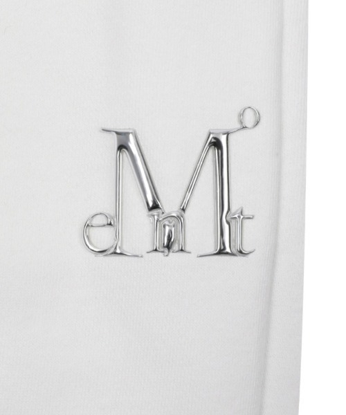 MUCENT(ムセント)の「A'GEM/9 × .kom 『MUCENT/ムーセント』 LASH METAL LOGO JOGGER SWEAT WIDE PANT/ラッシュメタルロゴジョガーワイドパンツ(その他パンツ・レディース・グレー/ブラック/アイボリー・S)」の12枚目の写真