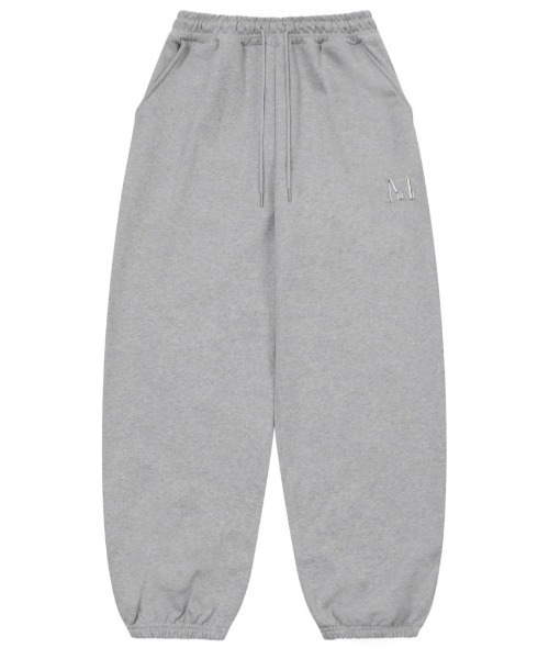 MUCENT(ムセント)の「A'GEM/9 × .kom 『MUCENT/ムーセント』 LASH METAL LOGO JOGGER SWEAT WIDE PANT/ラッシュメタルロゴジョガーワイドパンツ(その他パンツ・レディース・グレー/ブラック/アイボリー・S)」の14枚目の写真