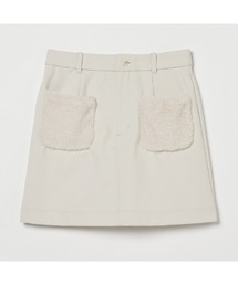 VIVA HEART（ビバハート）の「【VIVA HEART/GOLF】ファーポケット 台形ミニスカート（スカート・レディース）」